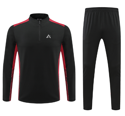 ATHLETiX Track Suits Sets Long Sleeve Half-Zip Sweatsuit Active Jackets and Pants