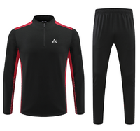 ATHLETiX Track Suits Sets Long Sleeve Half-Zip Sweatsuit Active Jackets and Pants