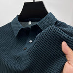 Men's Polo Shirt Mesh Ice Silk Short Sleeve T-shirt