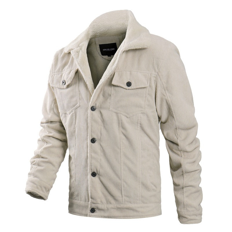 Corduroy Plush Jacket