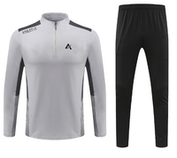 ATHLETiX Track Suits Sets Long Sleeve Half-Zip Sweatsuit Active Jackets and Pants