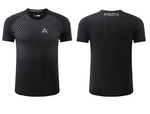 ATHLETiX Short Sleeve Checkered Jacquard Quick Dry Sports T-Shirt
