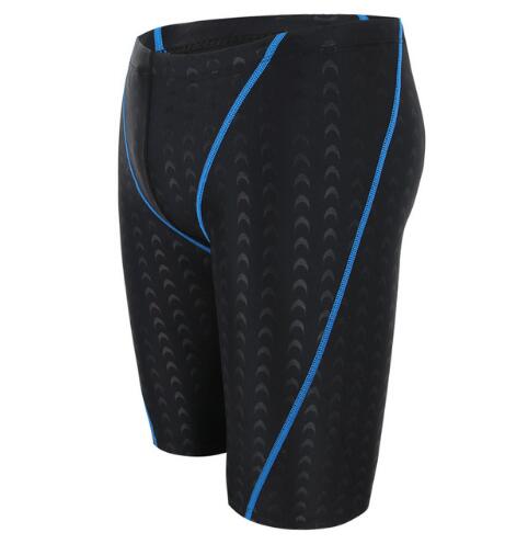 Men Competitive Swim Trunks Shark Skin