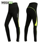 WOSAWE Cycling Tights Pants Sportswear Women's Bike Trousers MTB Padded