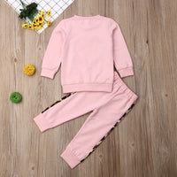 Toddler Baby Girl Winter Clothes Sets Pink