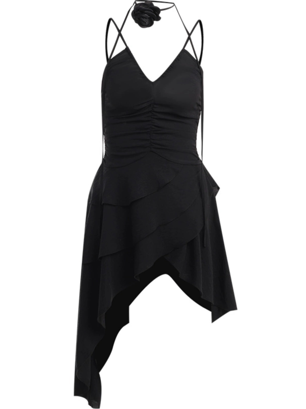 Girlsat18 Black Sling Dress