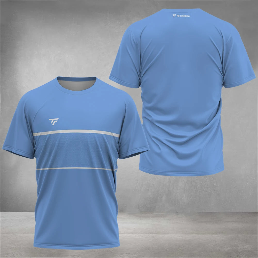 Round Neck Quick Dry Breathable Comfortable Sports T-Shirt (Tecnifibre)