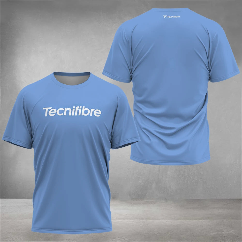 Round Neck Quick Dry Breathable Comfortable Sports T-Shirt (Tecnifibre)