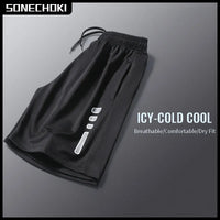 SONECHOKI Running Shorts Basketball Sport Gym Breathable Shorts