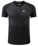 ATHLETiX Short Sleeve Checkered Jacquard Quick Dry Sports T-Shirt