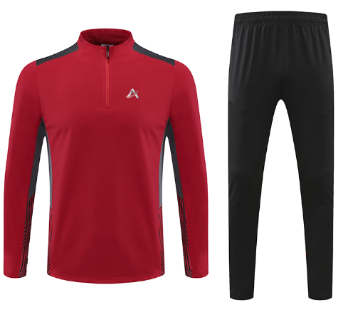 ATHLETiX Track Suits Sets Long Sleeve Half-Zip Sweatsuit Active Jackets and Pants