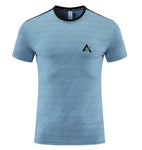 ATHLETiX Gym Active Fitness Running Anti-wrinkle Quick Dry Short Sleeve Breathable T-Shirt