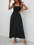 Sexy Slim Dress Sleeveless Sling Print Temperament Women's Long Dress