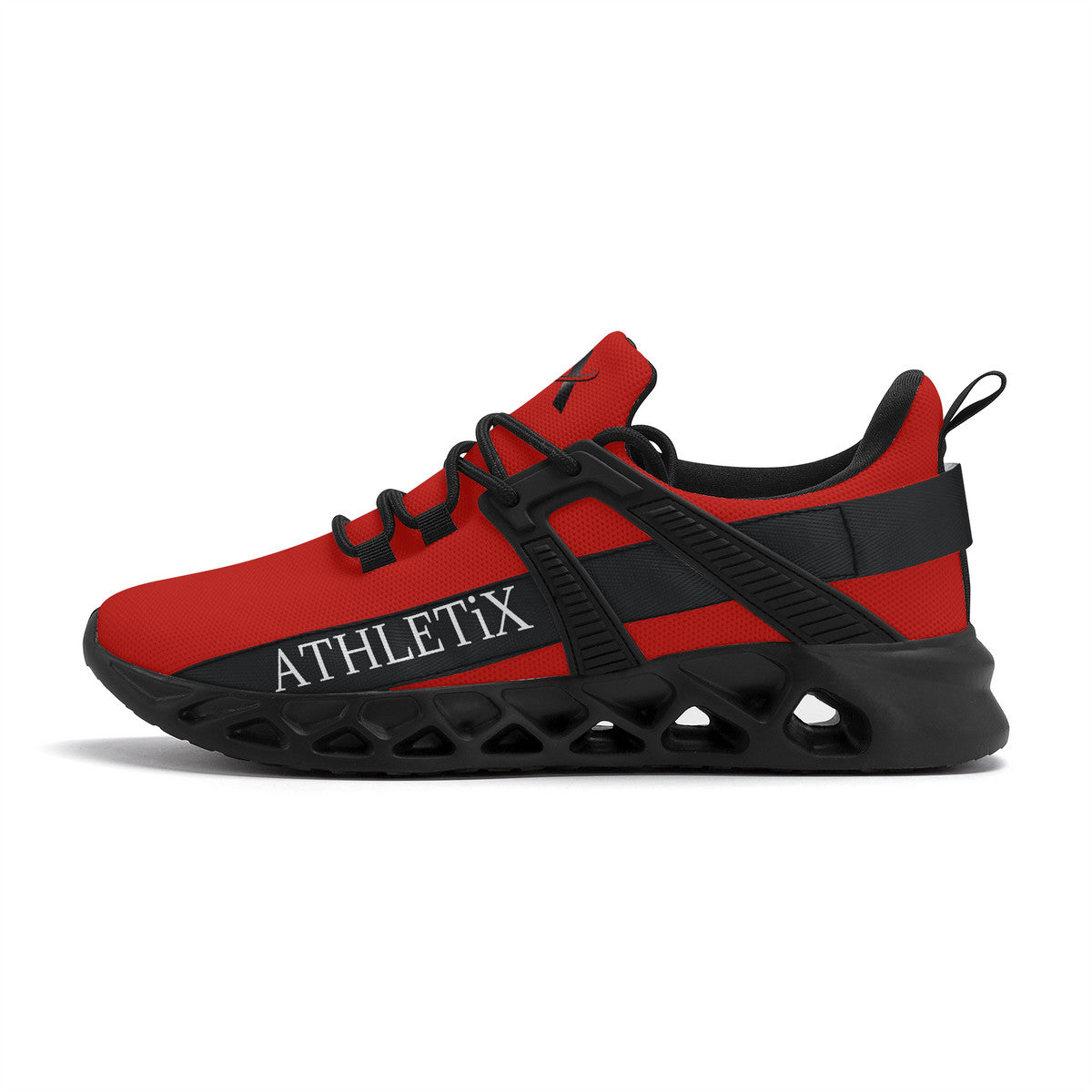 ATHLETiX New Elastic Sport Sneakers (Red/Yellow)
