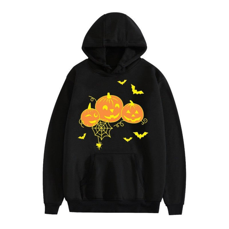 Pumpkin Halloween 3D digital printing hoodie