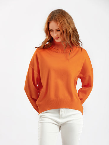 Women's Loose Turtleneck Knitwear Sweater