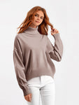 Women's Loose Turtleneck Knitwear Sweater
