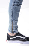 Men's Fashion Frayed Slim Fit Long Jeans