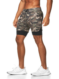 Camo Print Shorts | Fitness apparel | Athletic shorts | Gym clothes - a-klothing