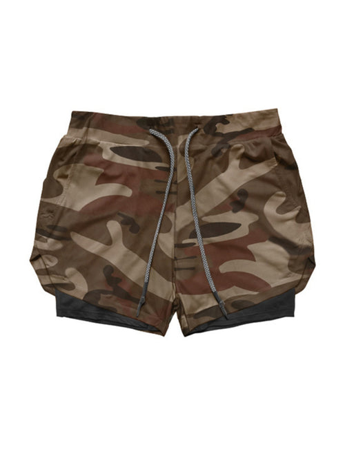 Camo Print Shorts | Fitness apparel | Athletic shorts | Gym clothes - a-klothing