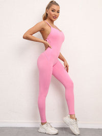 Women's sexy backless yoga fitness jumpsuit