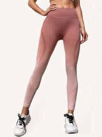 Women's Seamless High Waist Gradient Color Seamless Sports Yoga Pants